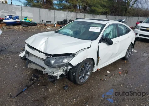 2020 Honda Civic Ex z USA, uszkodzony, nr VIN 19XFC1F3XLE002293